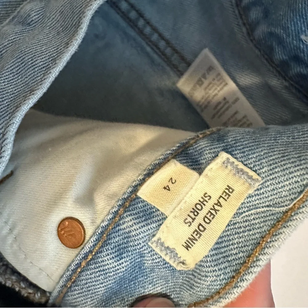 Madewell relaxed denim shorts